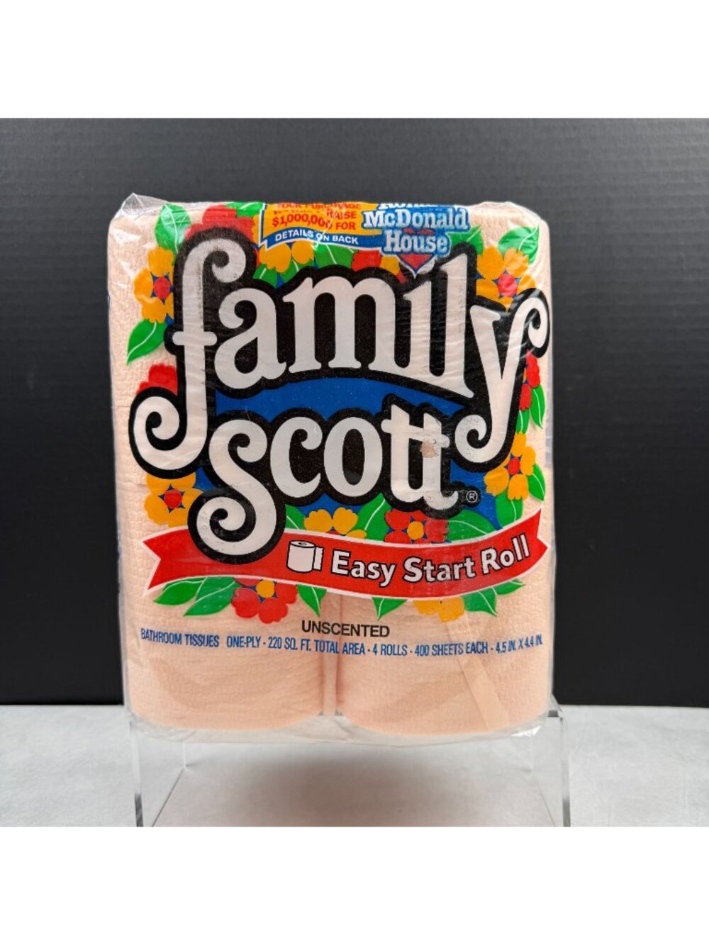 Vintage Family Scott Bathroom Tissues Toilet Paper Peach Color